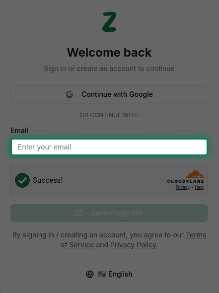 Enter your email address
