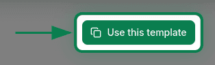 Click Use this template button
